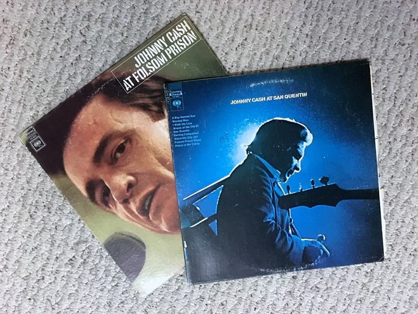 Johnny Cash performed in a string of prisons