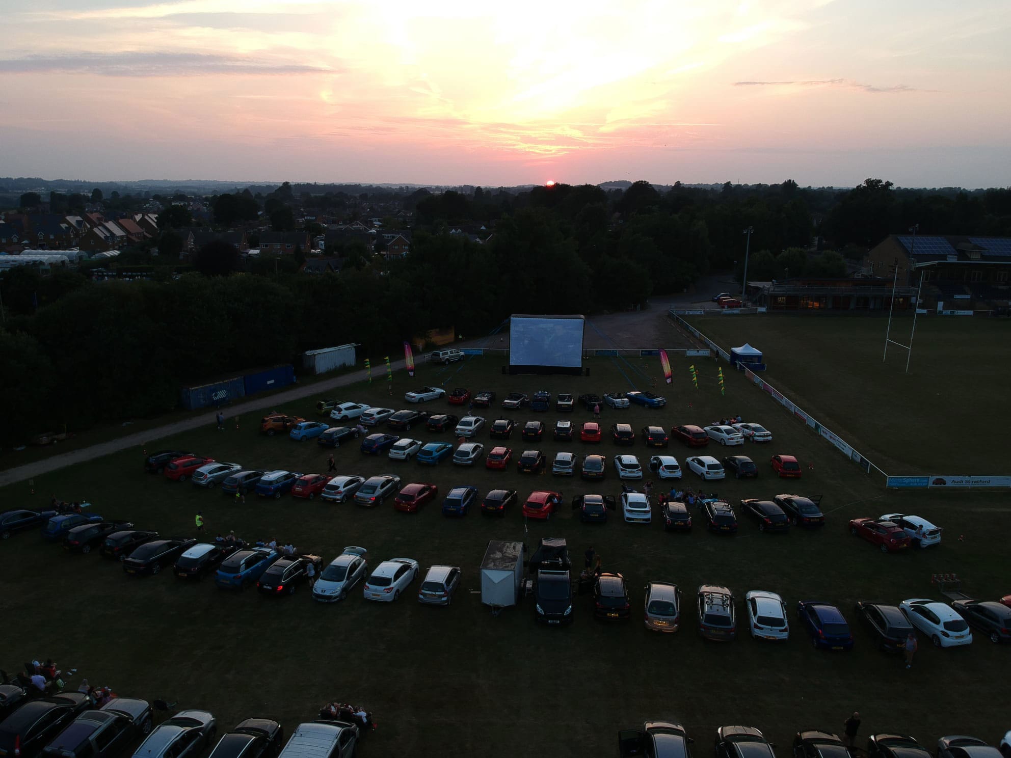 Drive In Films socially distanced outdoor movie entertainment 